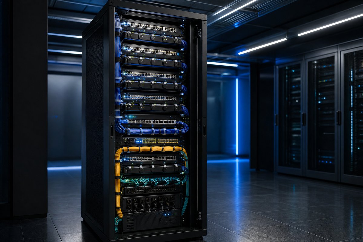 Netzwerkschrank und Rackbau